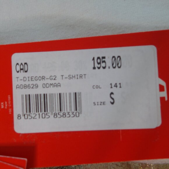 Diesel INC Livestream T-DIEGOR-G2 A08629 0DMAA COL 141 Size Small T-Shirt - Picture 7 of 10